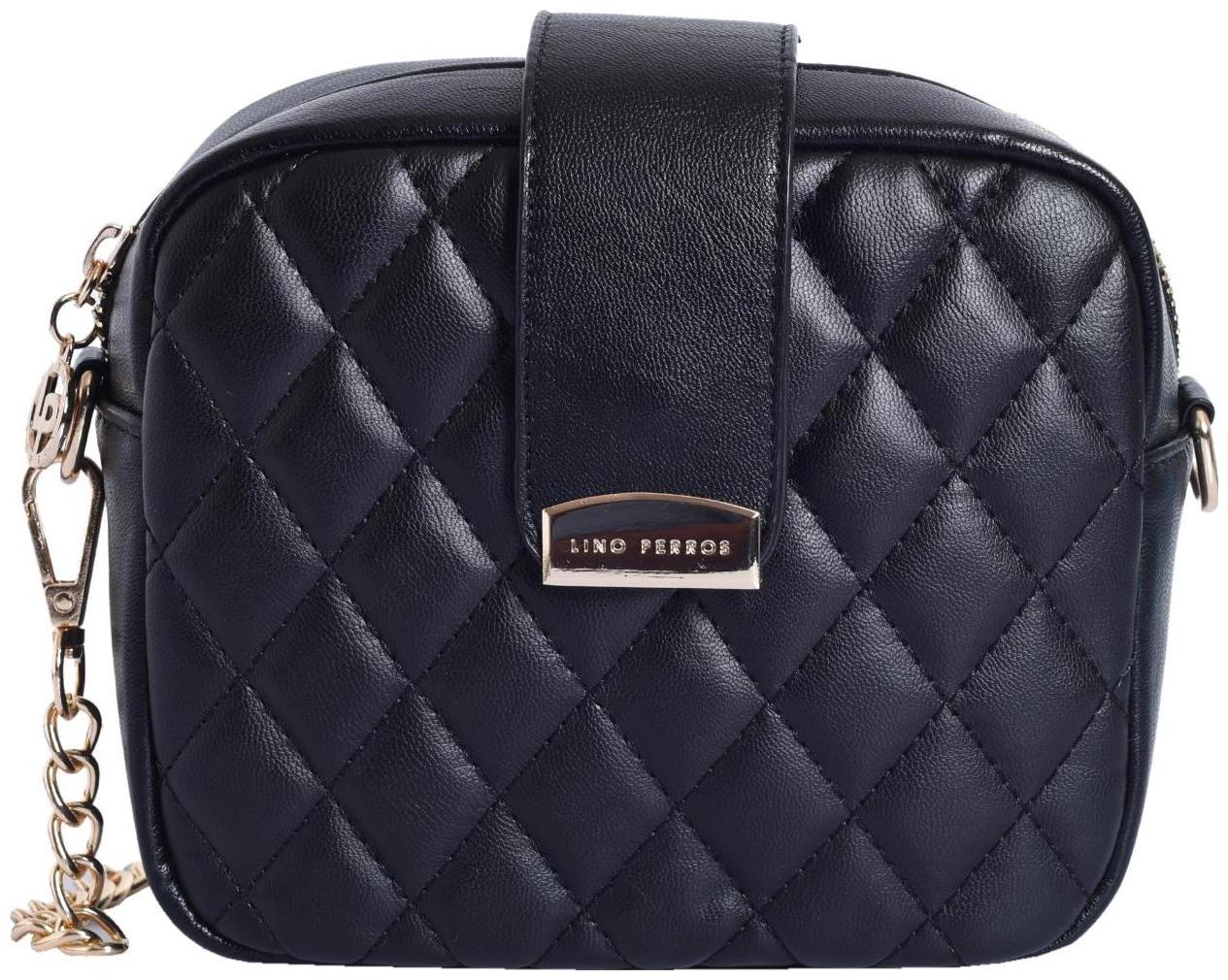 

Lino Perros Women Faux Leather Shoulder Bag - Black