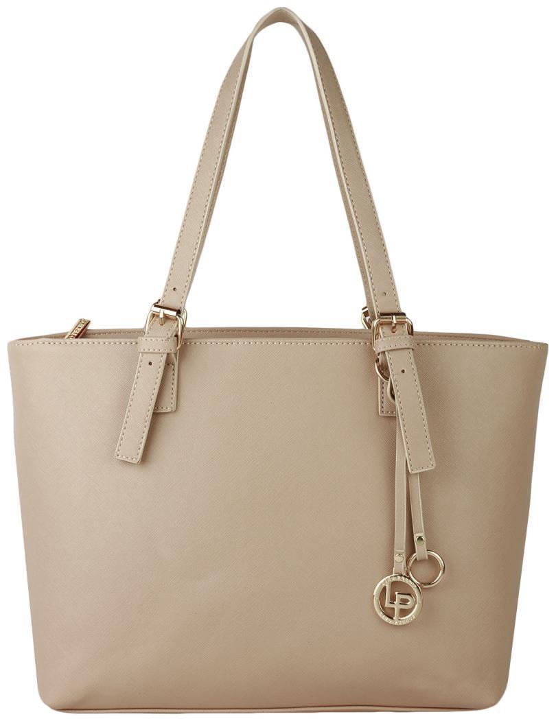 

Lino Perros Faux Leather Women Handheld bag - Beige