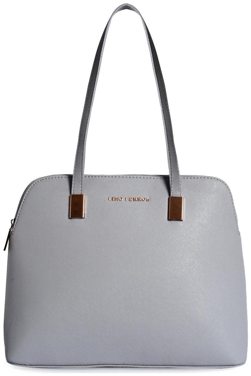 

Lino Perros Faux Leather Women Satchel - Grey