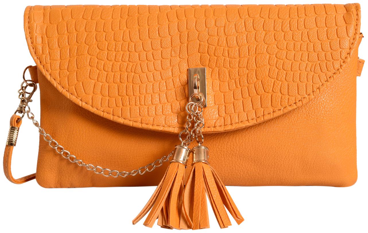 

Lino Perros Yellow Coloured Sling Bag