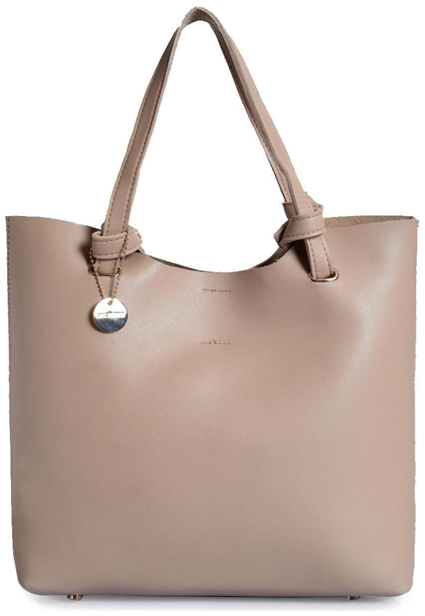 

Lino Perros Faux Leather Women Handheld bag - Beige