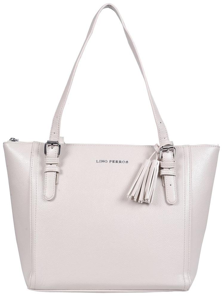 

Lino Perros White Shoulder Bag