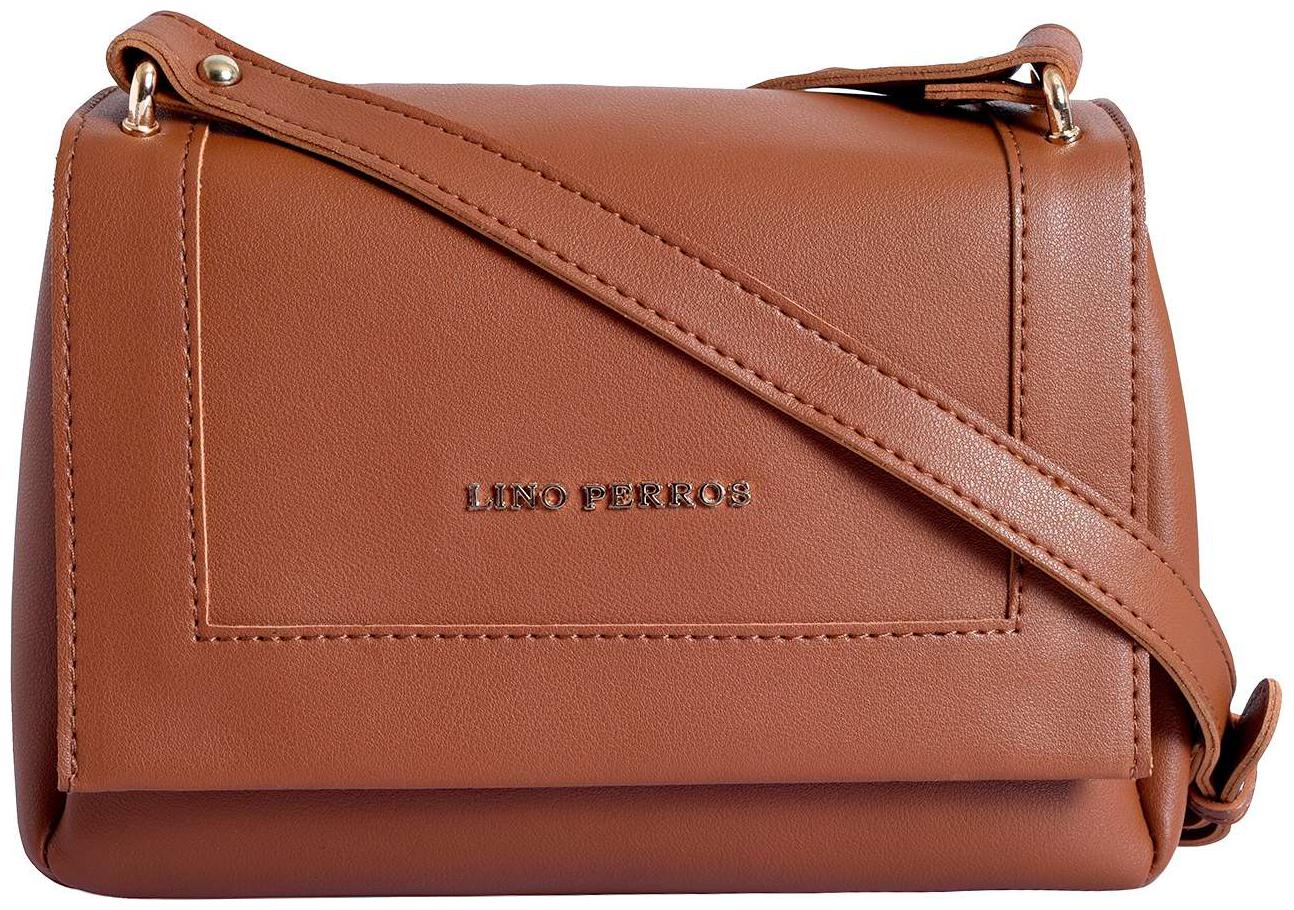 

Lino Perros Womens Tan Sling bag