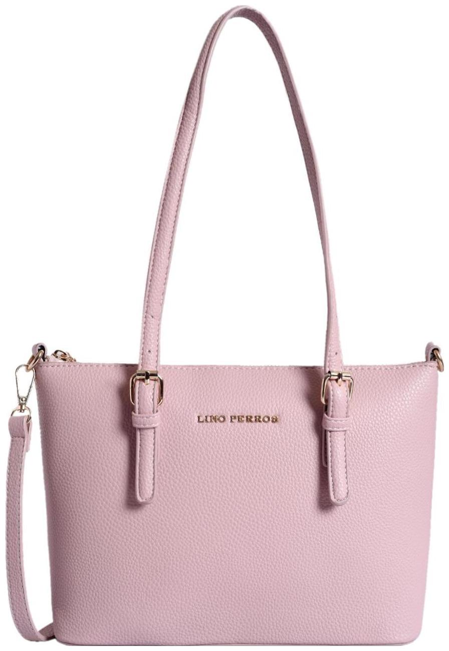 

Lino Perros Women Faux Leather Shoulder Bag - Pink