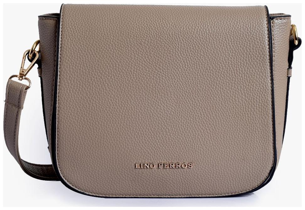 

Lino Perros Women Solid Leather - Sling bag Beige