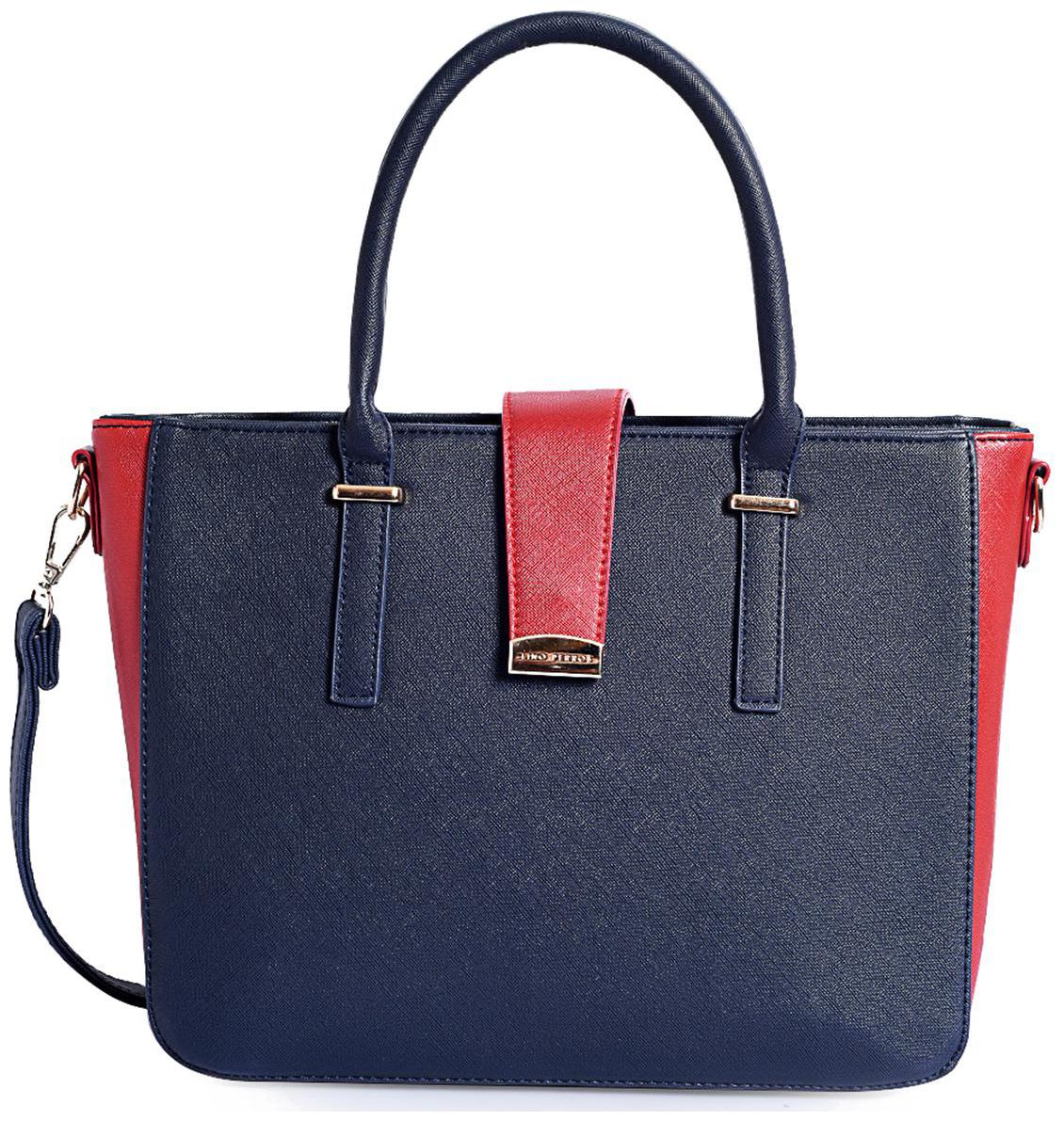 

Lino Perros Faux Leather Women Handheld bag - Blue