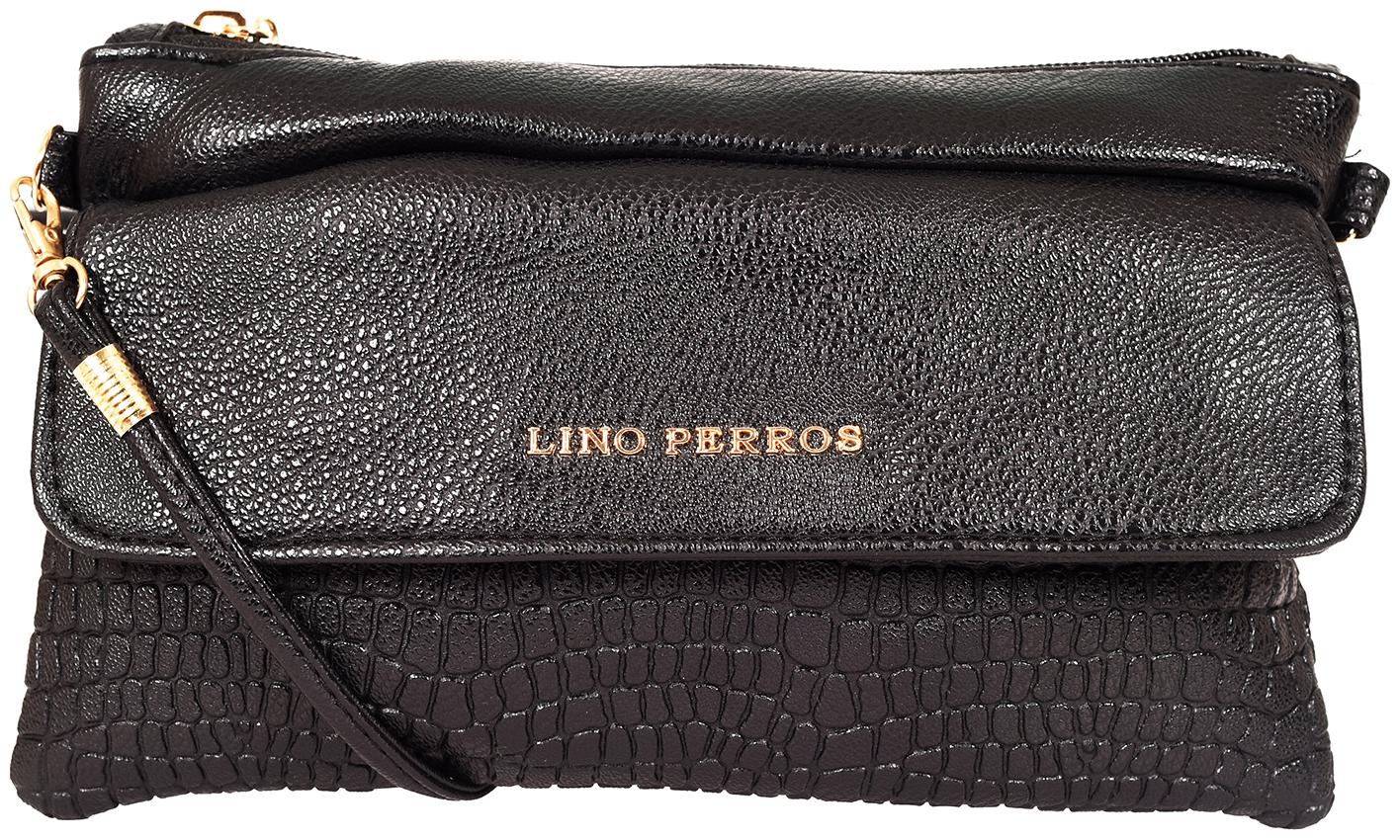 

Lino Perros Black Coloured Sling Bag