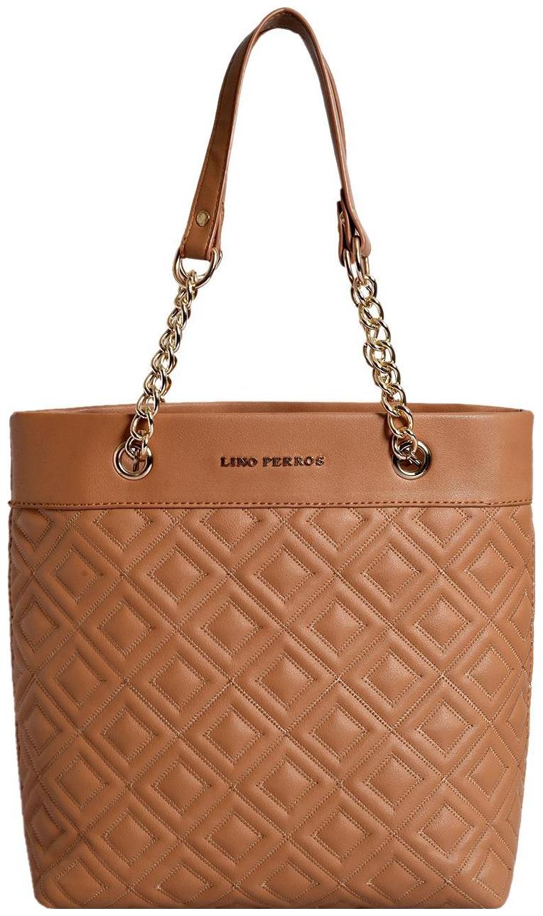 

Lino Perros Women Faux Leather Shoulder Bag - Beige