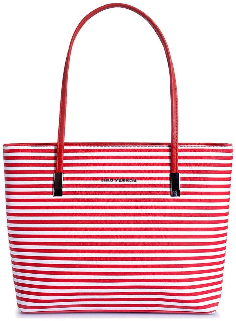 

Lino Perros Women Solid Faux Leather - Tote Bag Red