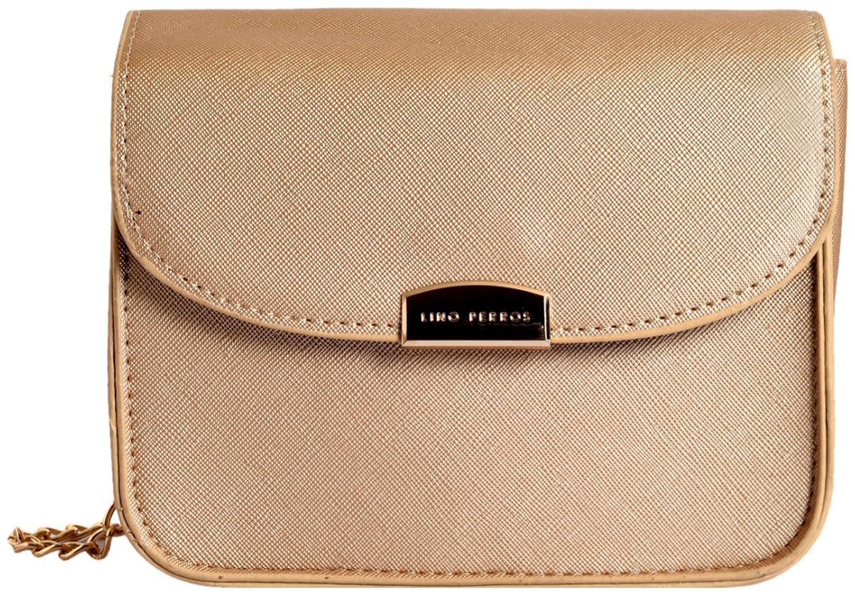 

Lino Perros Womens Golden Sling bag