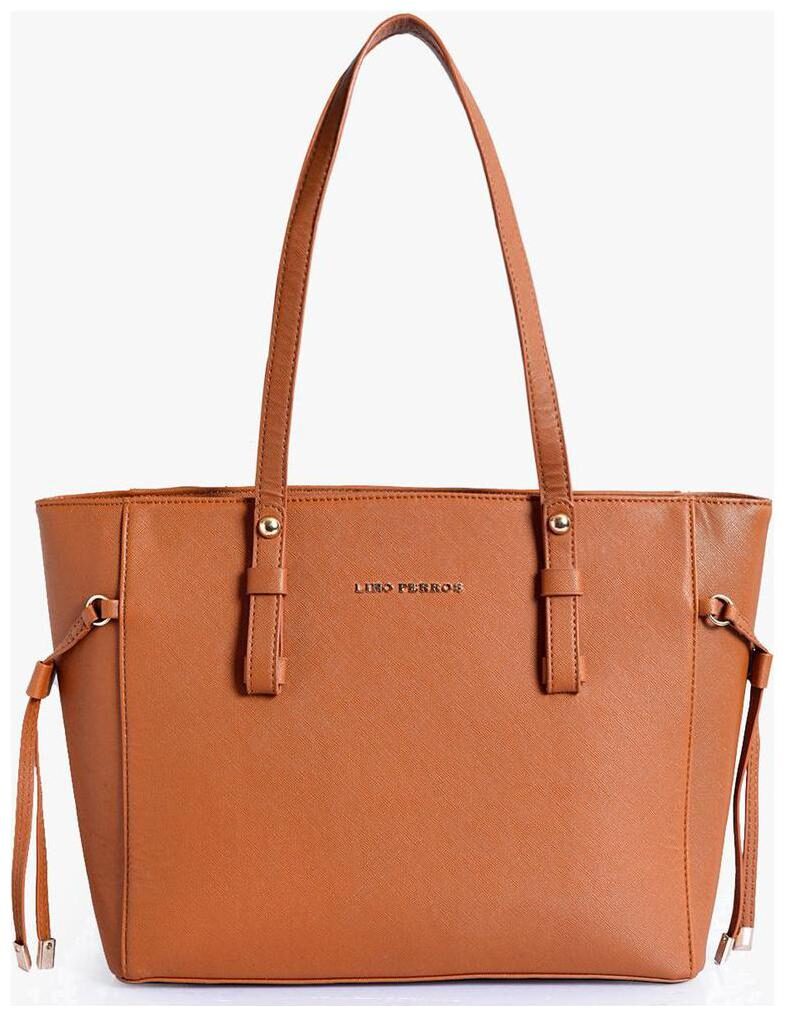 

Lino Perros Leather Women Handheld bag - Tan