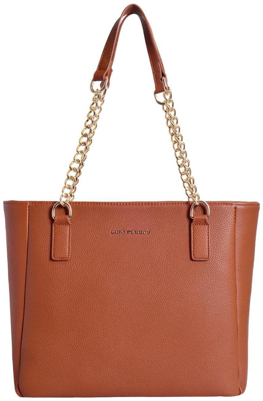 

Lino Perros Faux Leather Women Shoulder bag - Tan