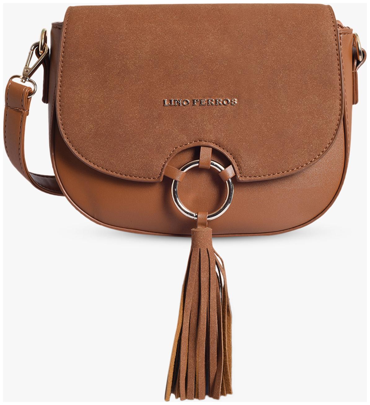 

Lino Perros Brown Coloured Sling Bag