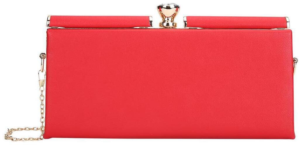 

Lino Perros Women Solid Leather - Clutch Red