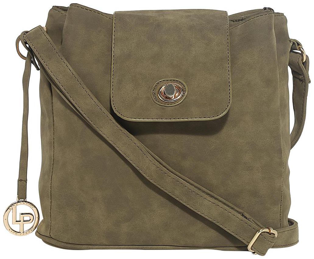 

Lino Perros OLIVE color Sling Bags
