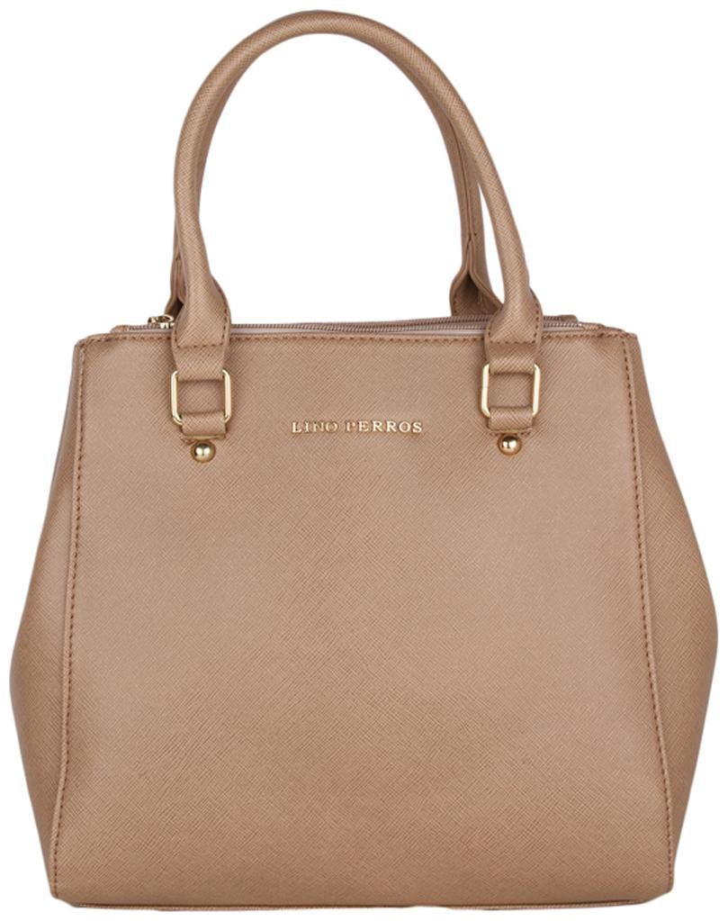 

Lino Perros Women Solid Leather - Sling bag Beige