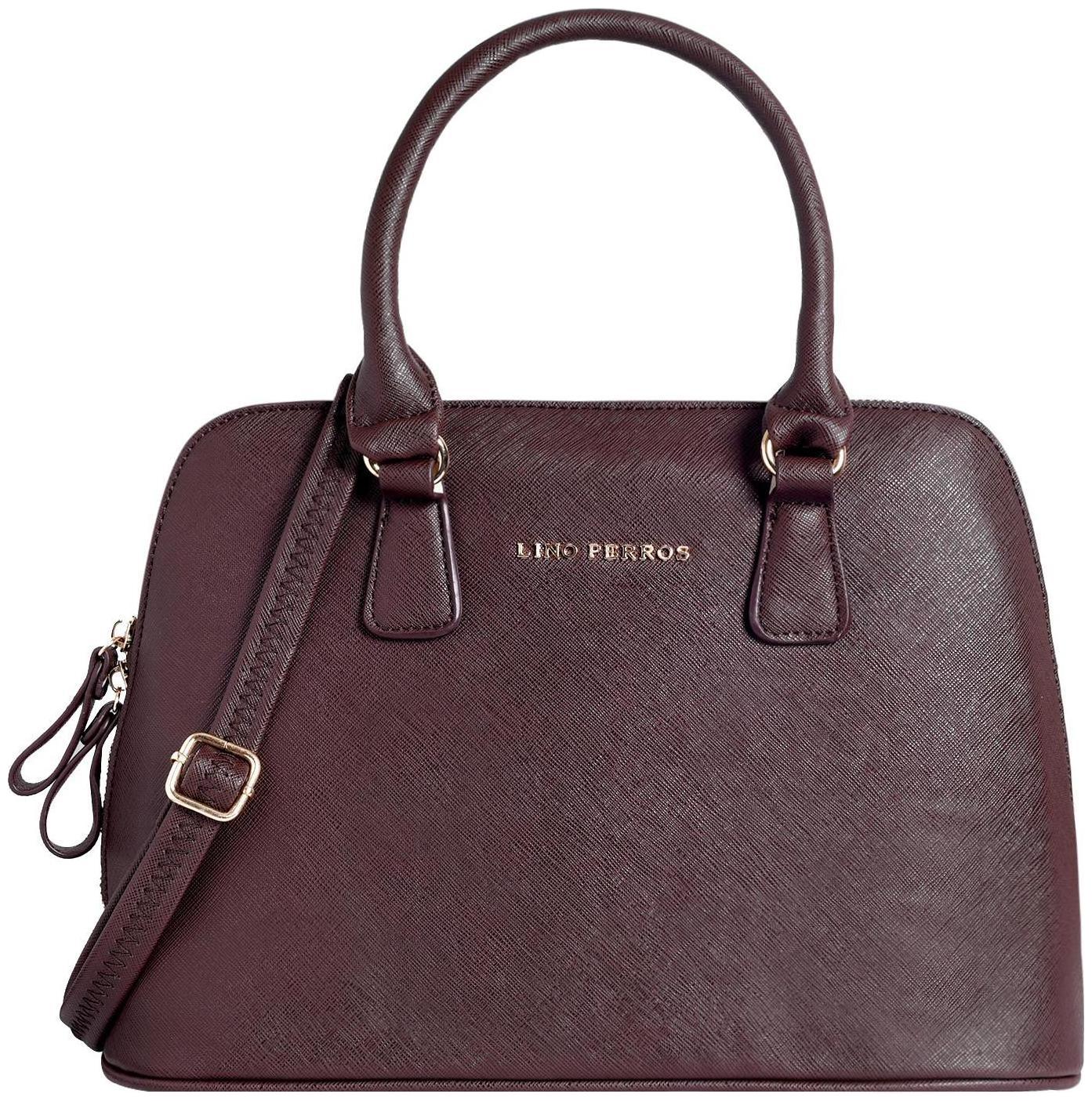 

Lino Perros Faux Leather Women Handheld bag - Brown