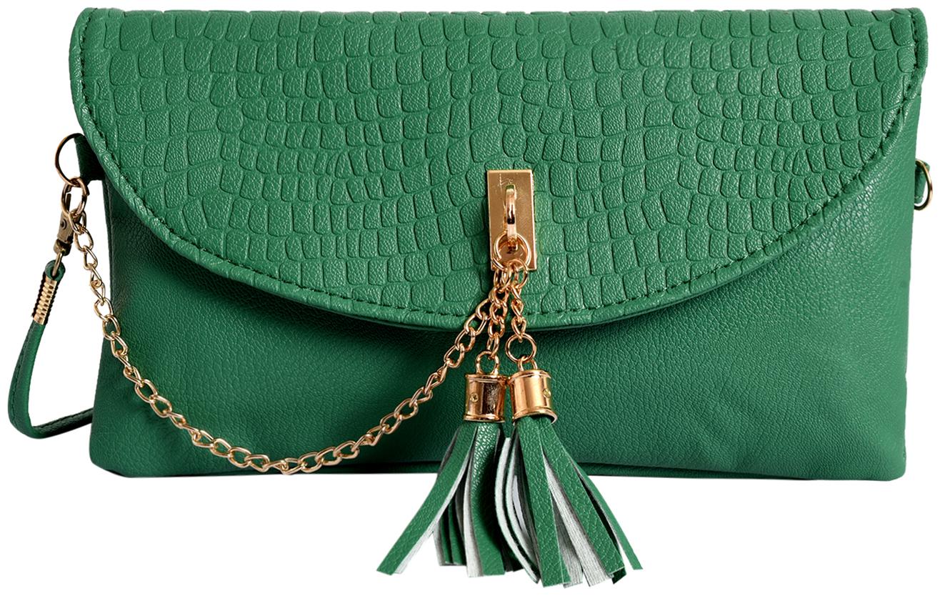 

Lino Perros Green Coloured Sling Bag