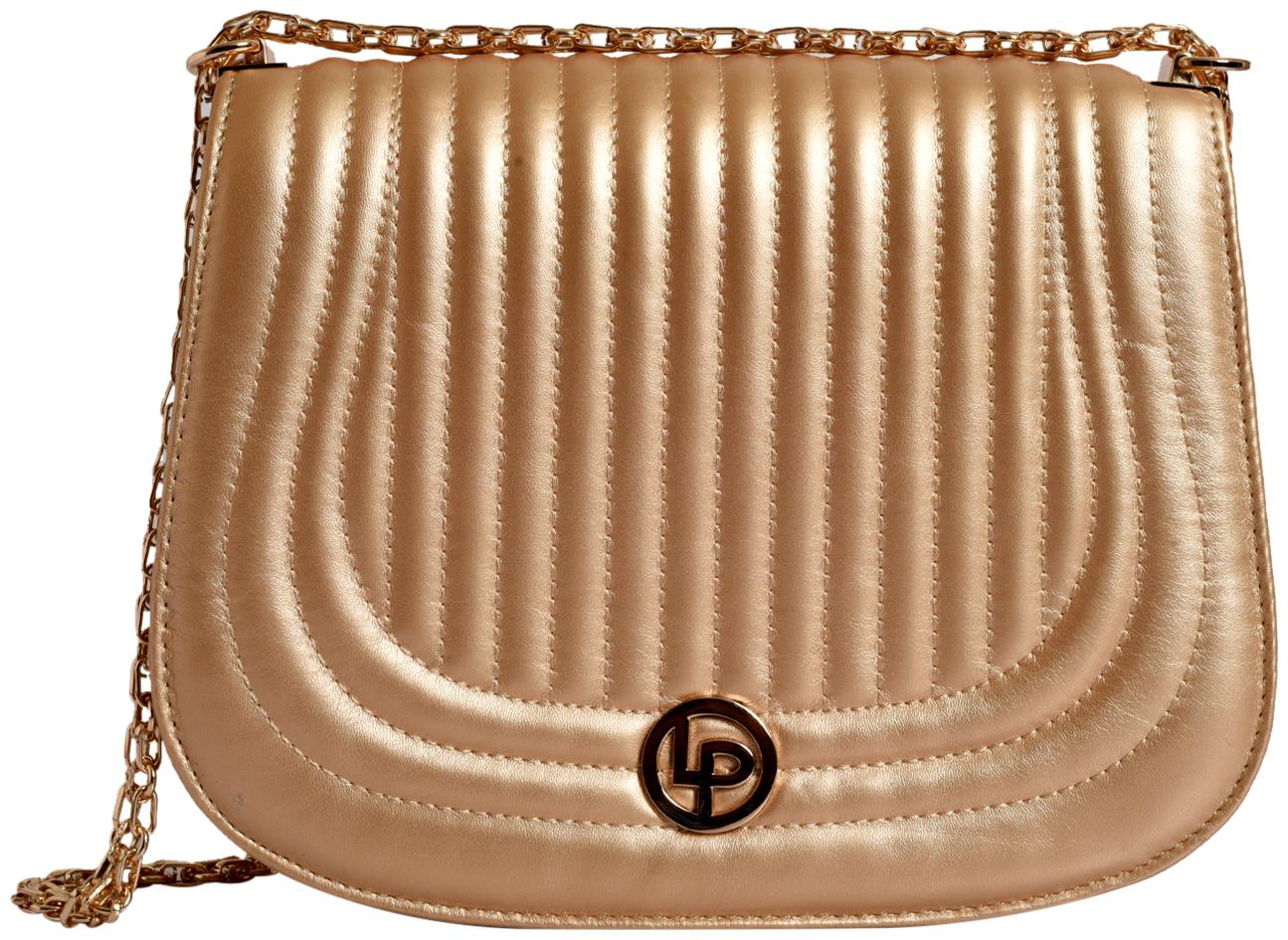 

Lino Perros Golden Coloured Sling Bag