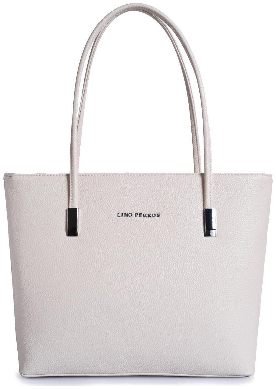 

Lino Perros Faux Leather Women Handheld bag - White