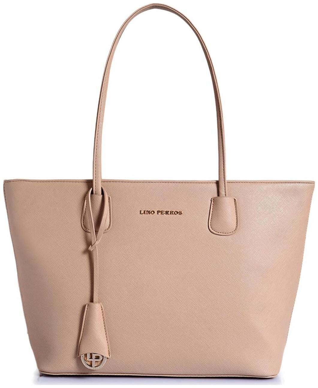 

Lino Perros Women Faux Leather Shoulder Bag - Beige