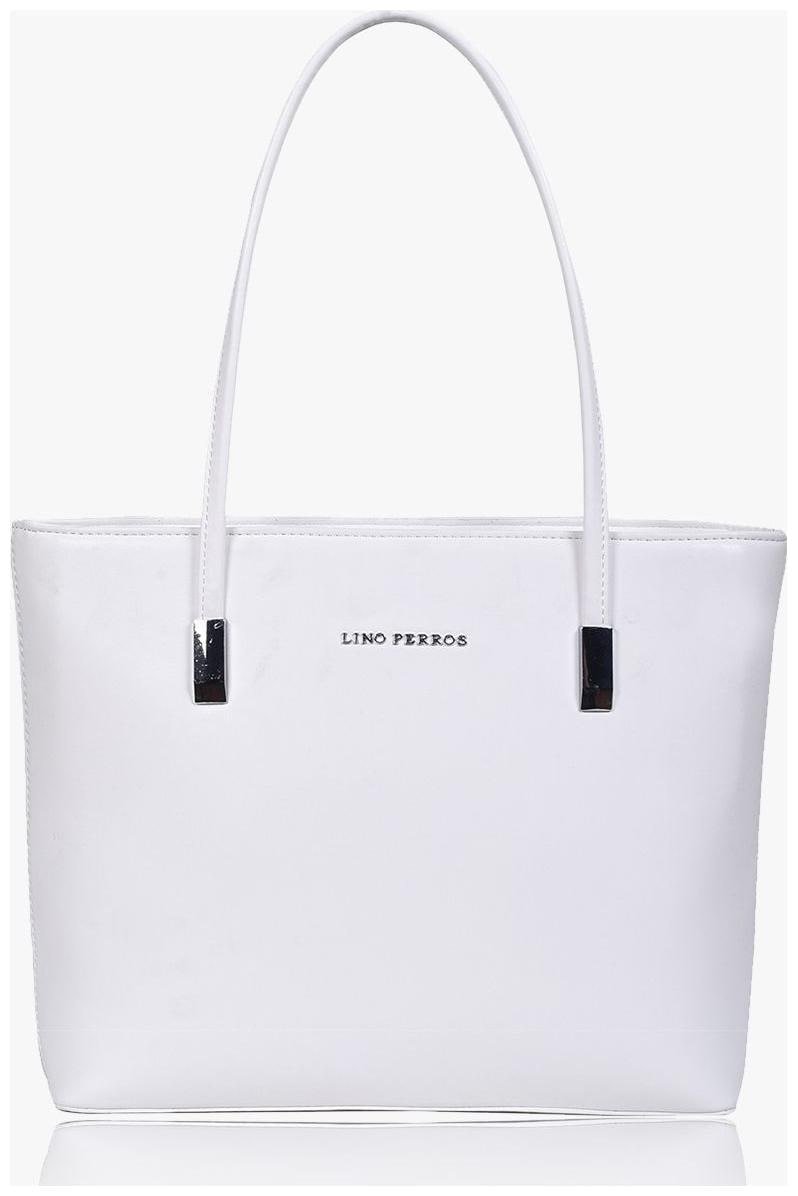 

Lino Perros Leather Women Handheld bag - White