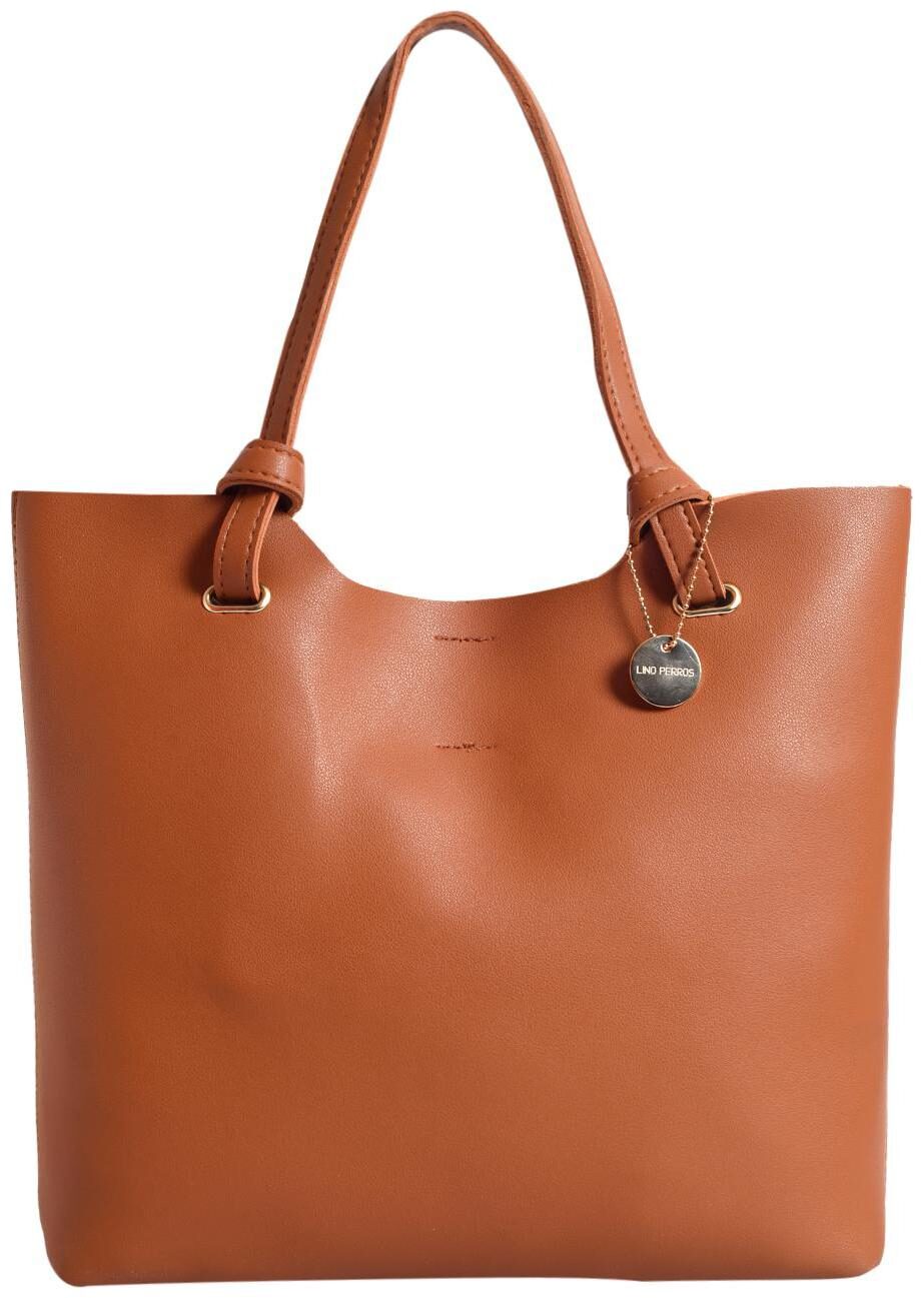 

Lino Perros Faux Leather Women Shoulder bag - Tan