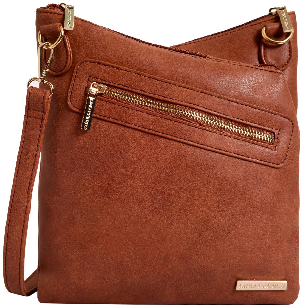 

Lino Perros Brown Coloured Sling Bag