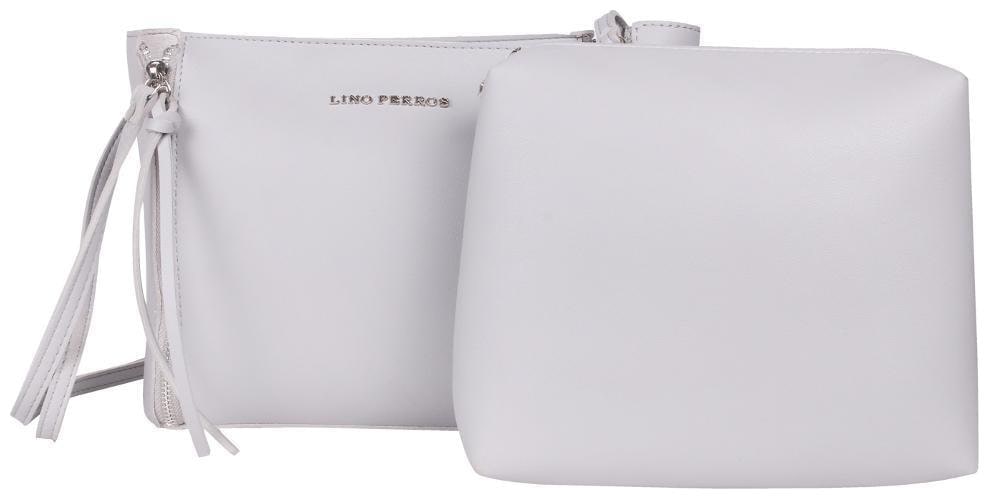 

Lino Perros Faux Leather Women Handheld bag - Grey
