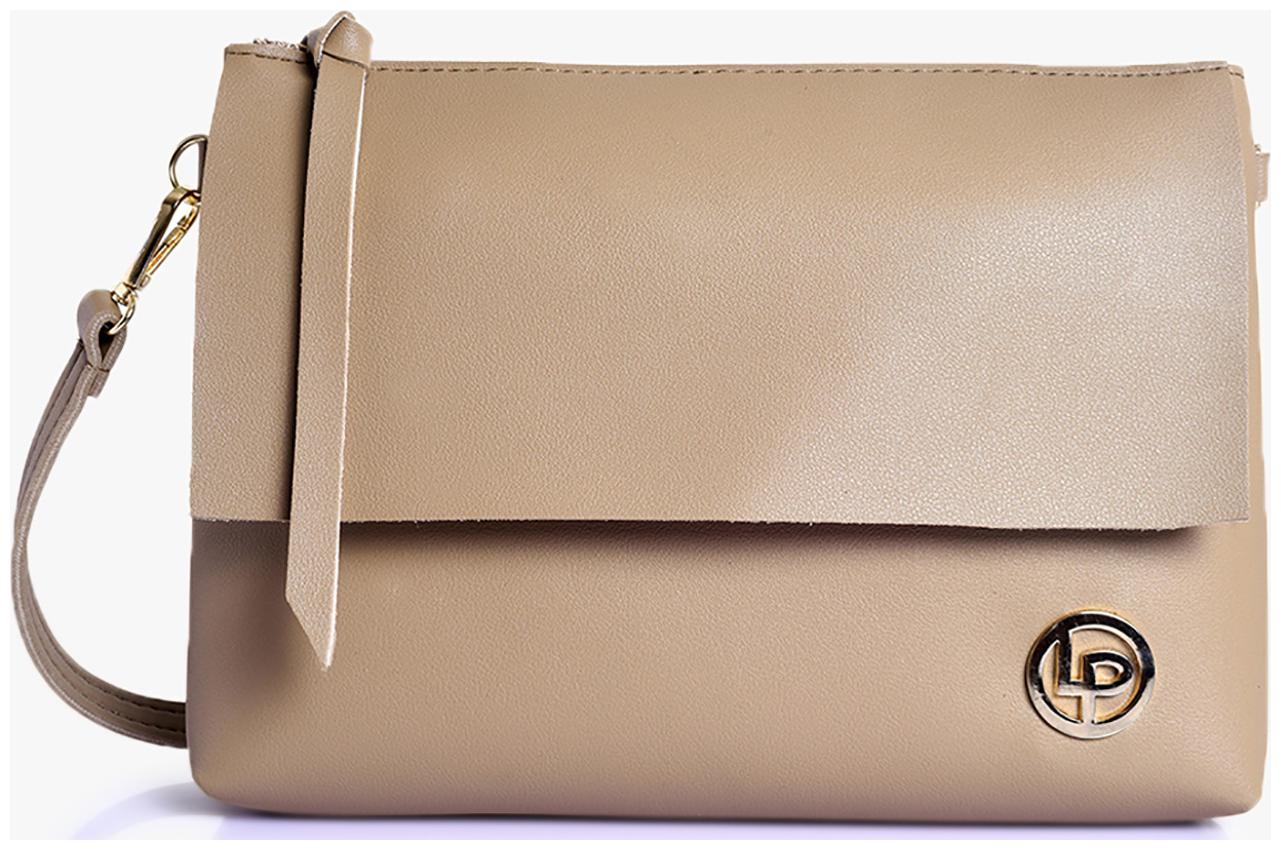 

Lino Perros Beige Coloured Sling Bag