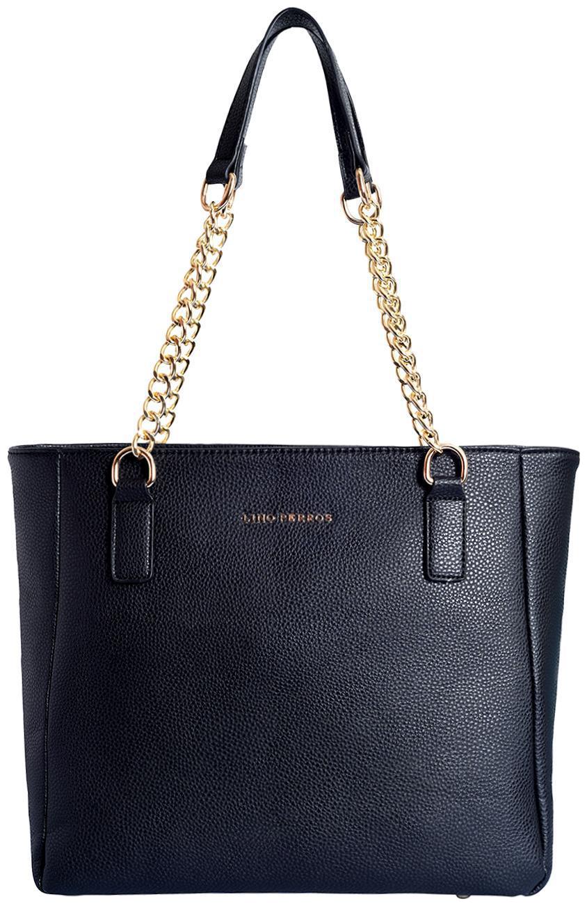 

Lino Perros Faux Leather Women Shoulder bag - Black