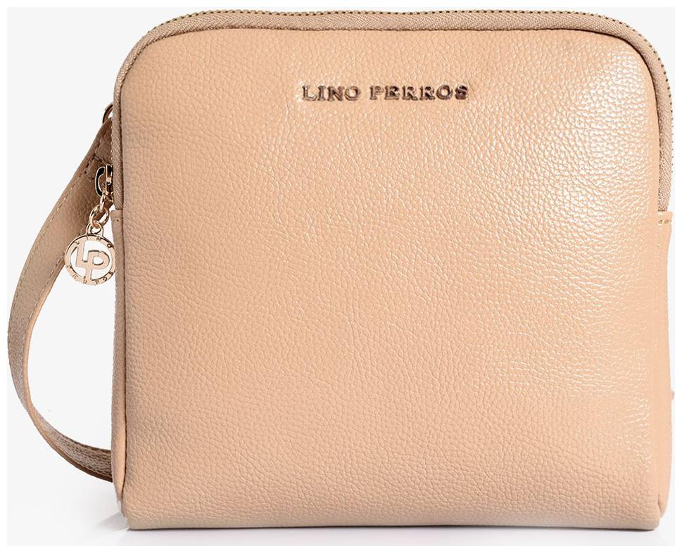 

Lino Perros Beige Leatherite Sling Bag