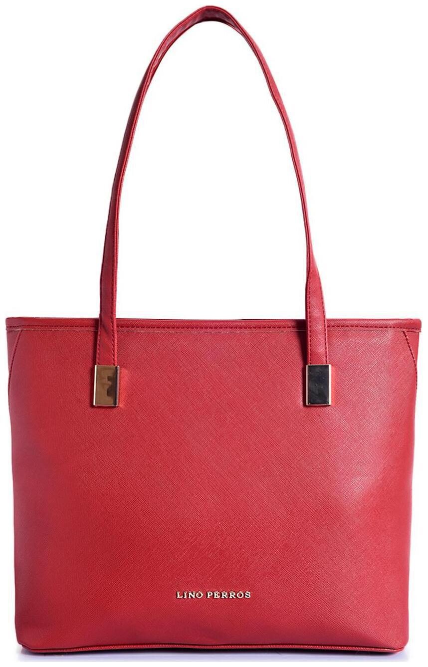 

Lino Perros Faux Leather Women Shoulder bag - Red