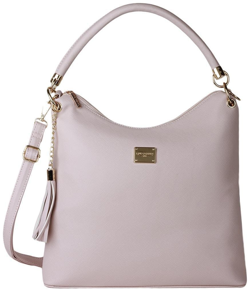 

Lino Perros Faux Leather Women Handheld bag - Pink