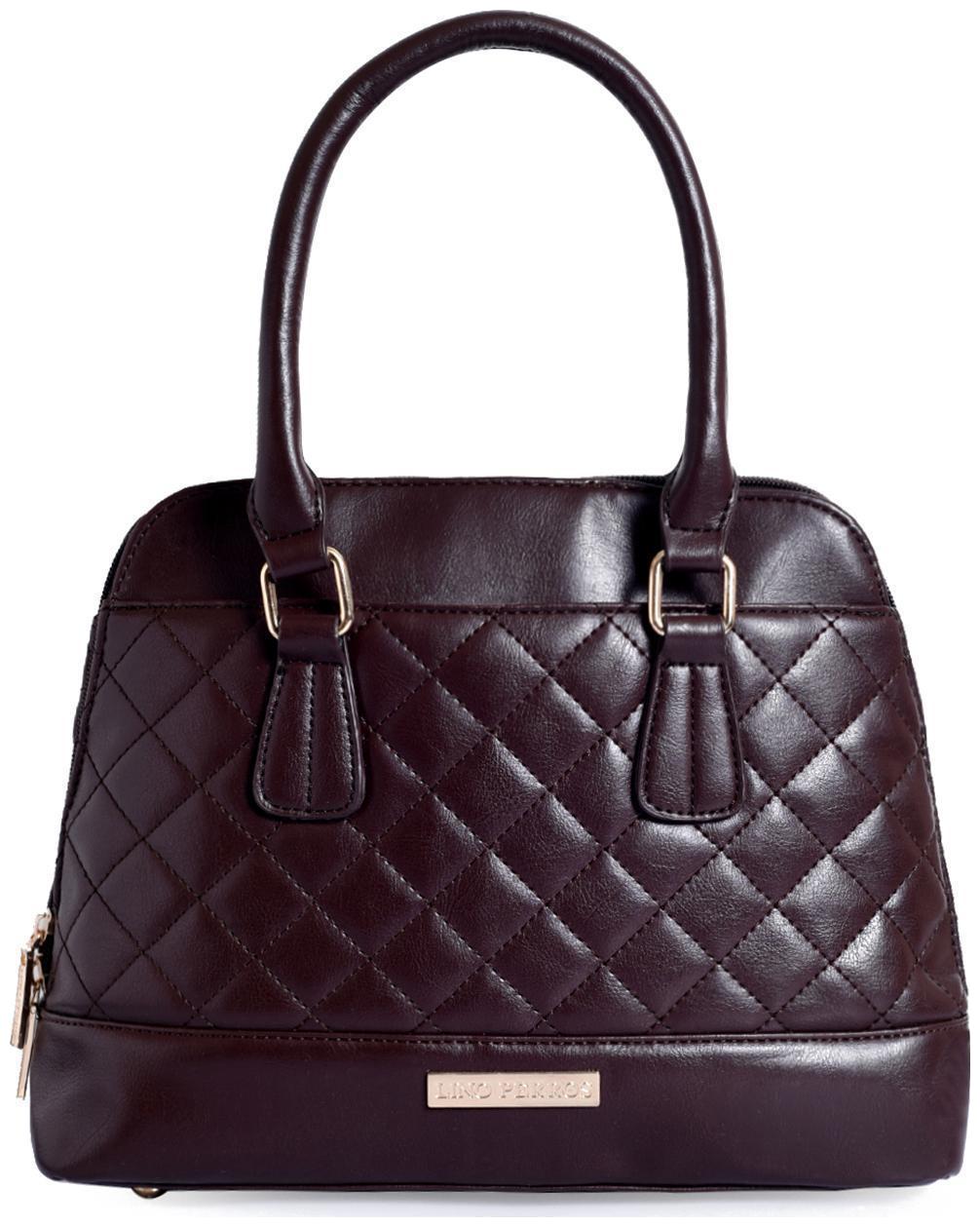 

Lino Perros Faux Leather Women Satchel - Brown