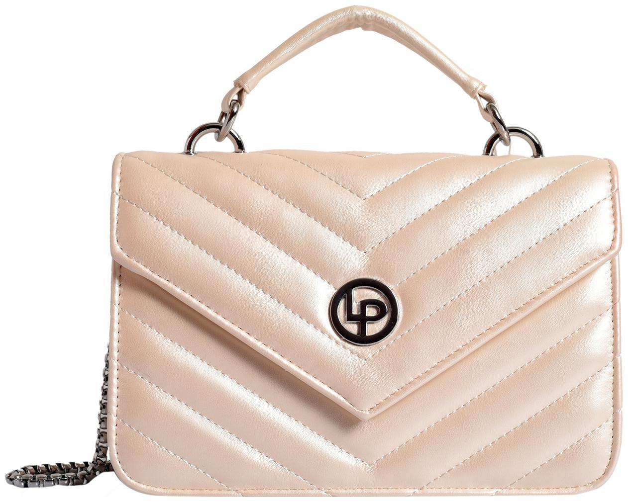 

Lino Perros Faux Leather Women Satchel - White