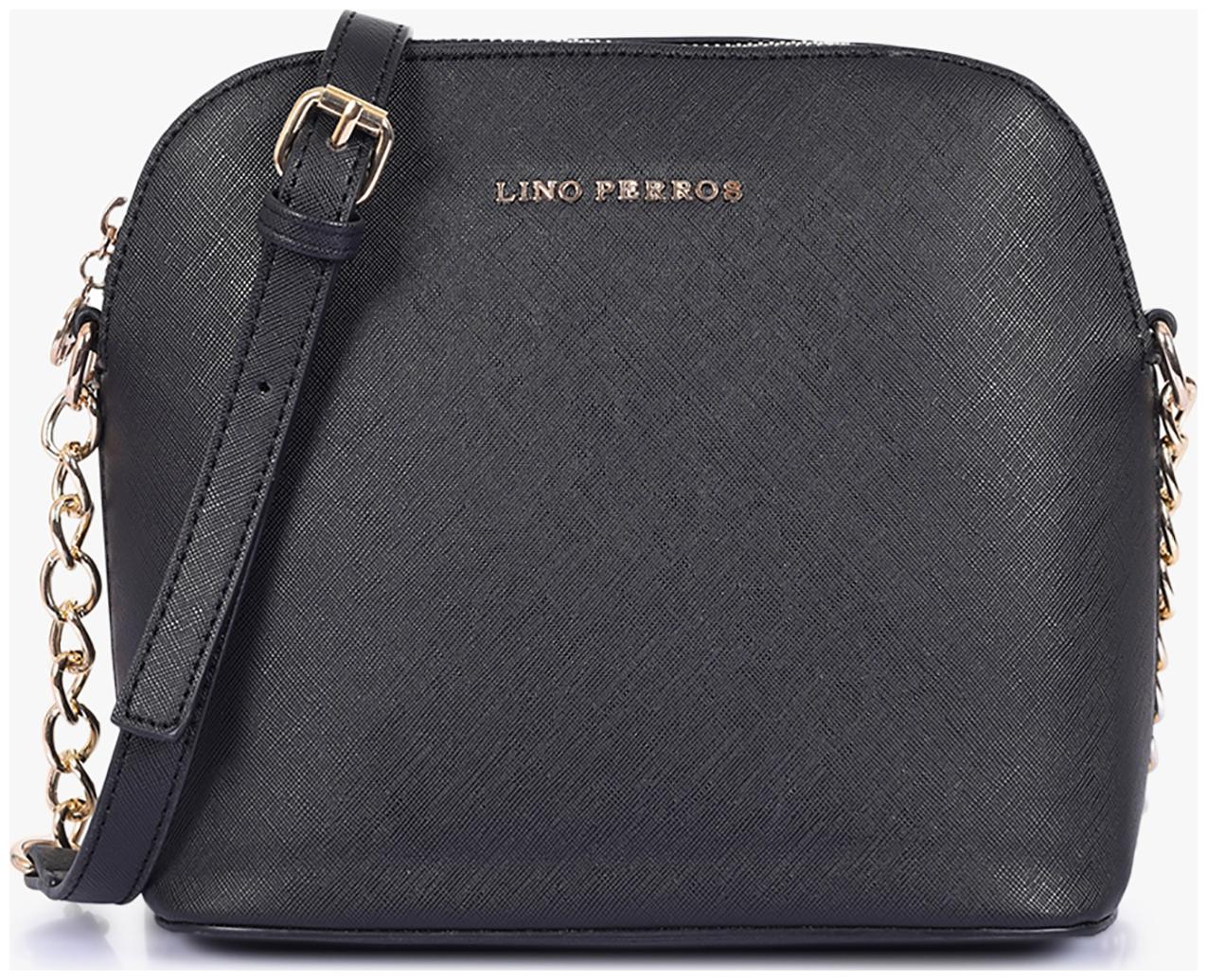 

Lino Perros Black Coloured Sling Bag