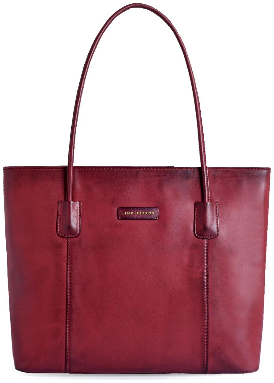 

Lino Perros Maroon Hand bag