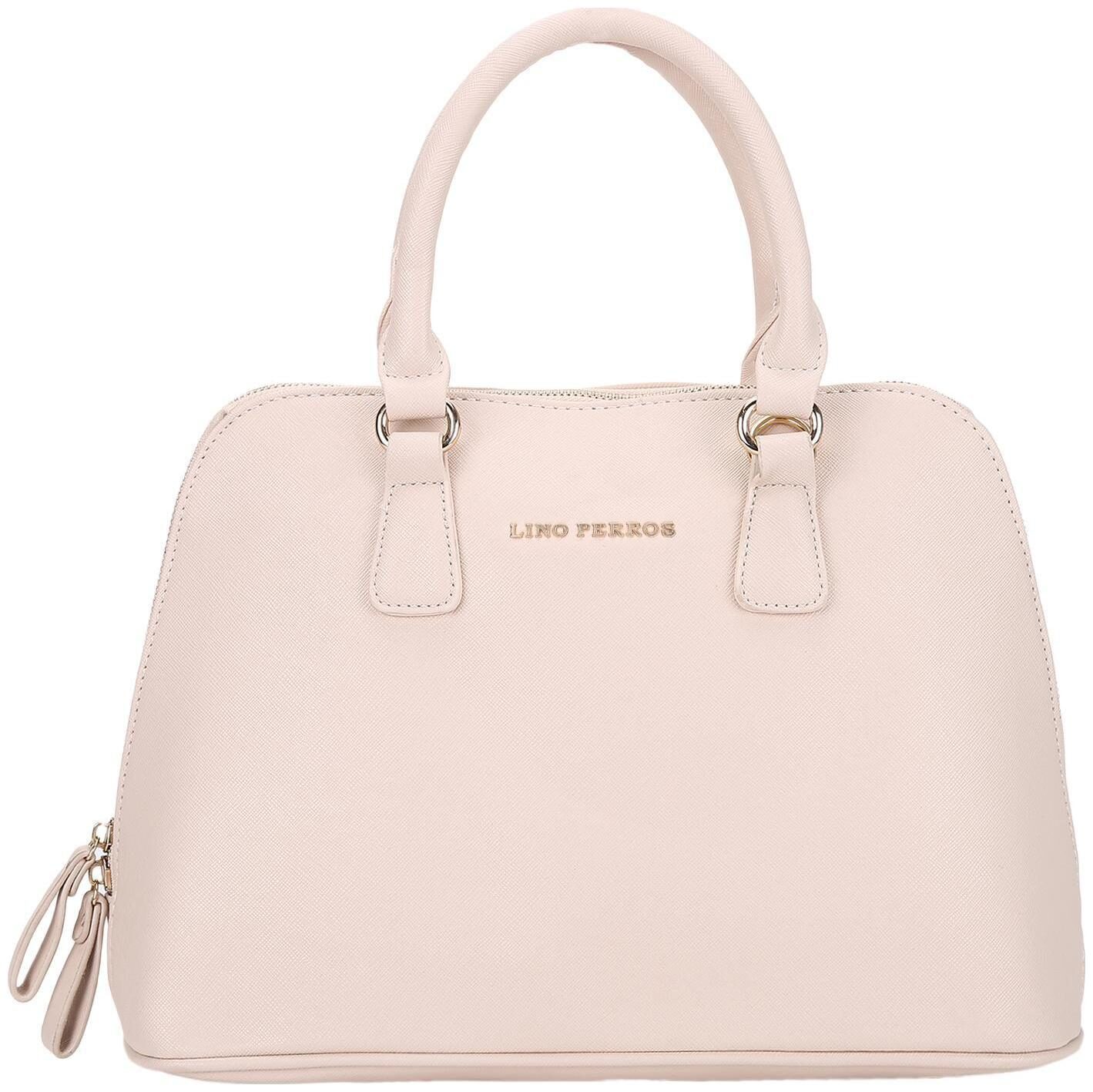 

Lino Perros Faux Leather Women Handheld bag - Beige