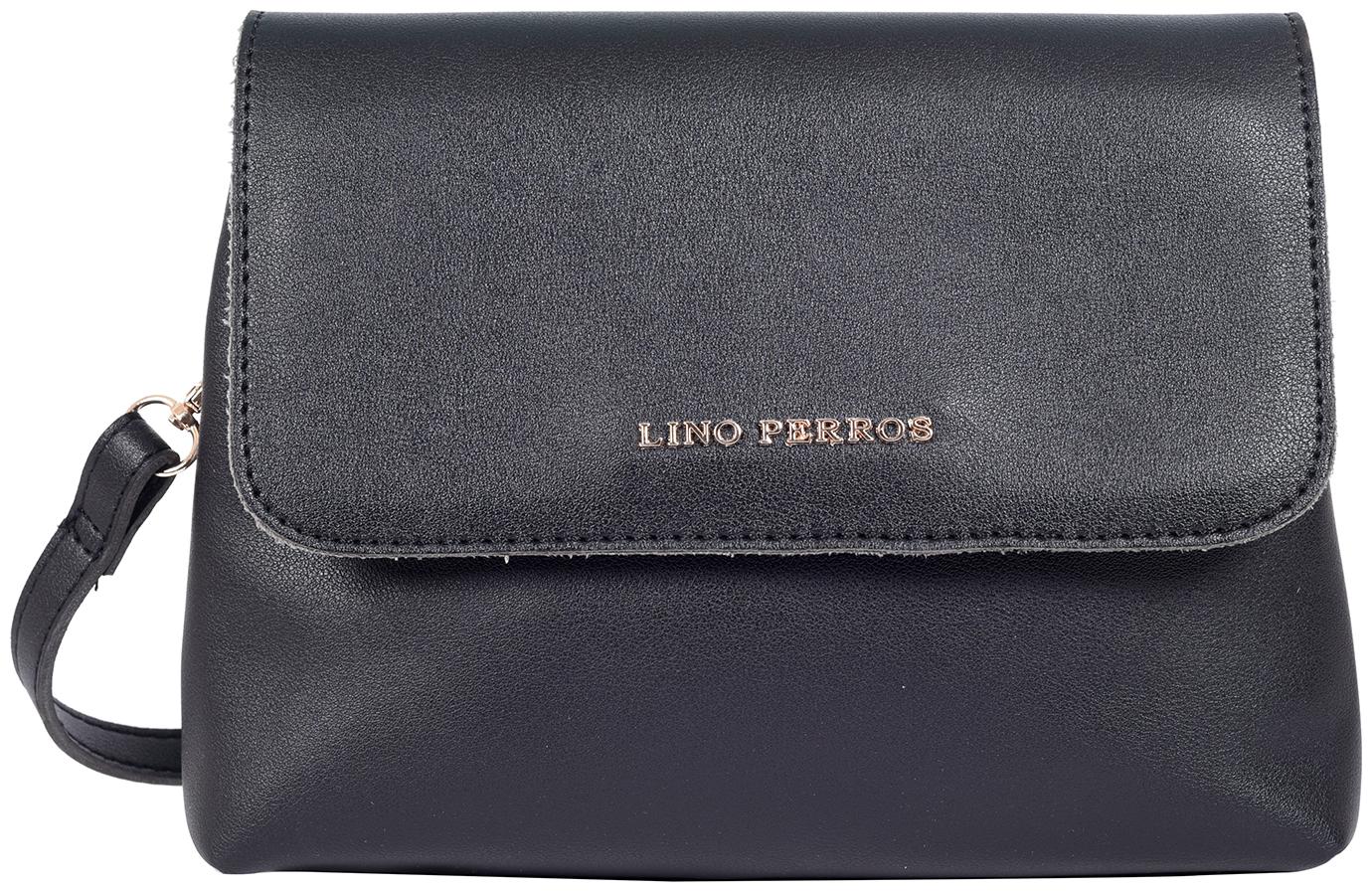 

Lino Perros Black Coloured Sling Bag