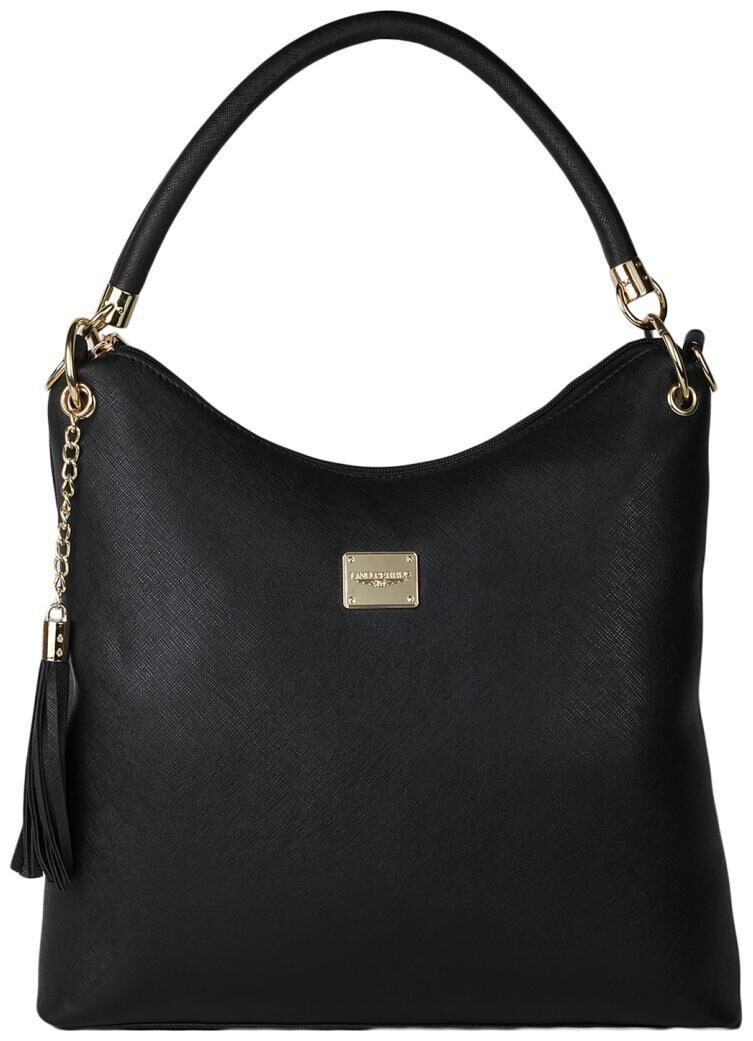 

Lino Perros Faux Leather Women Handheld bag - Black