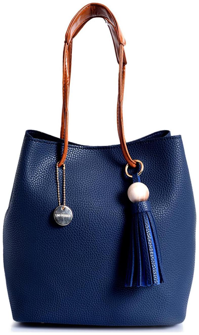 

Lino Perros Women Faux Leather Hobo Bag - Blue