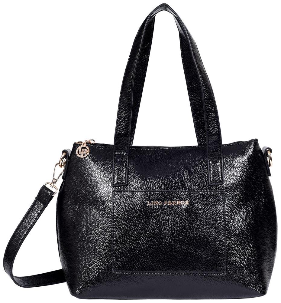 

Lino Perros Black Shoulder Bag