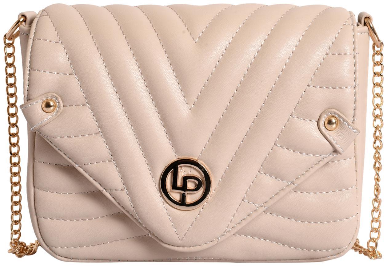 

Lino Perros Faux Leather Women Satchel - White
