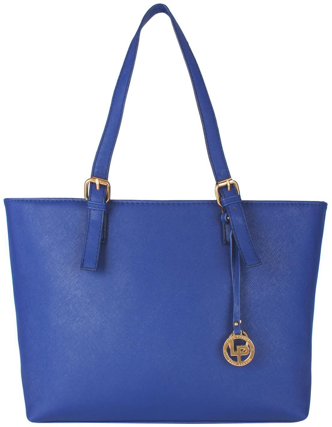 

Lino Perros Faux Leather Women Handheld bag - Blue