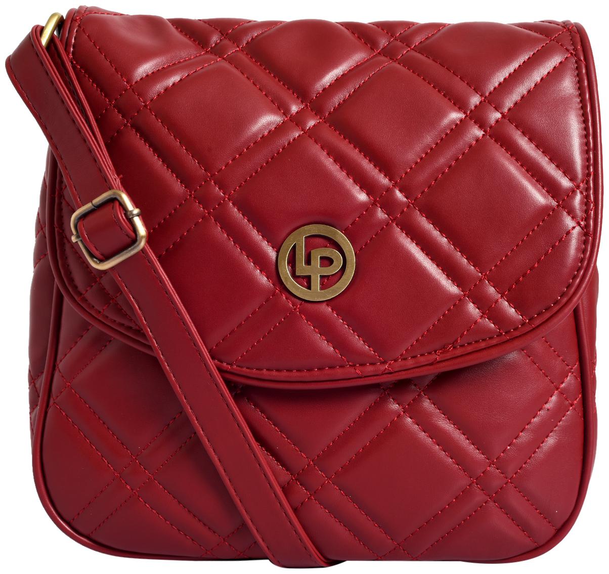 

Lino Perros Red Coloured Sling Bag