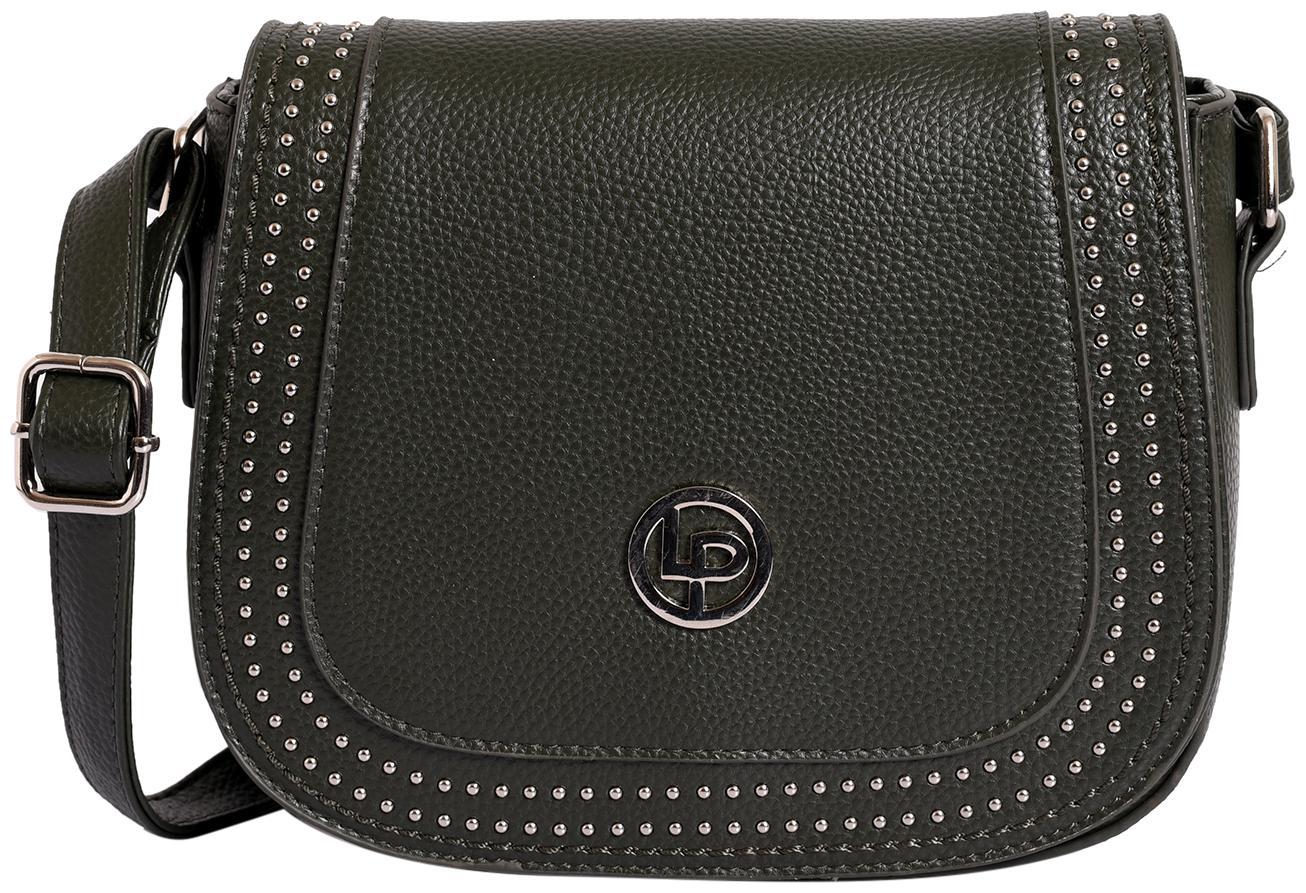 

Lino Perros Women Solid Faux Leather - Sling bag Green