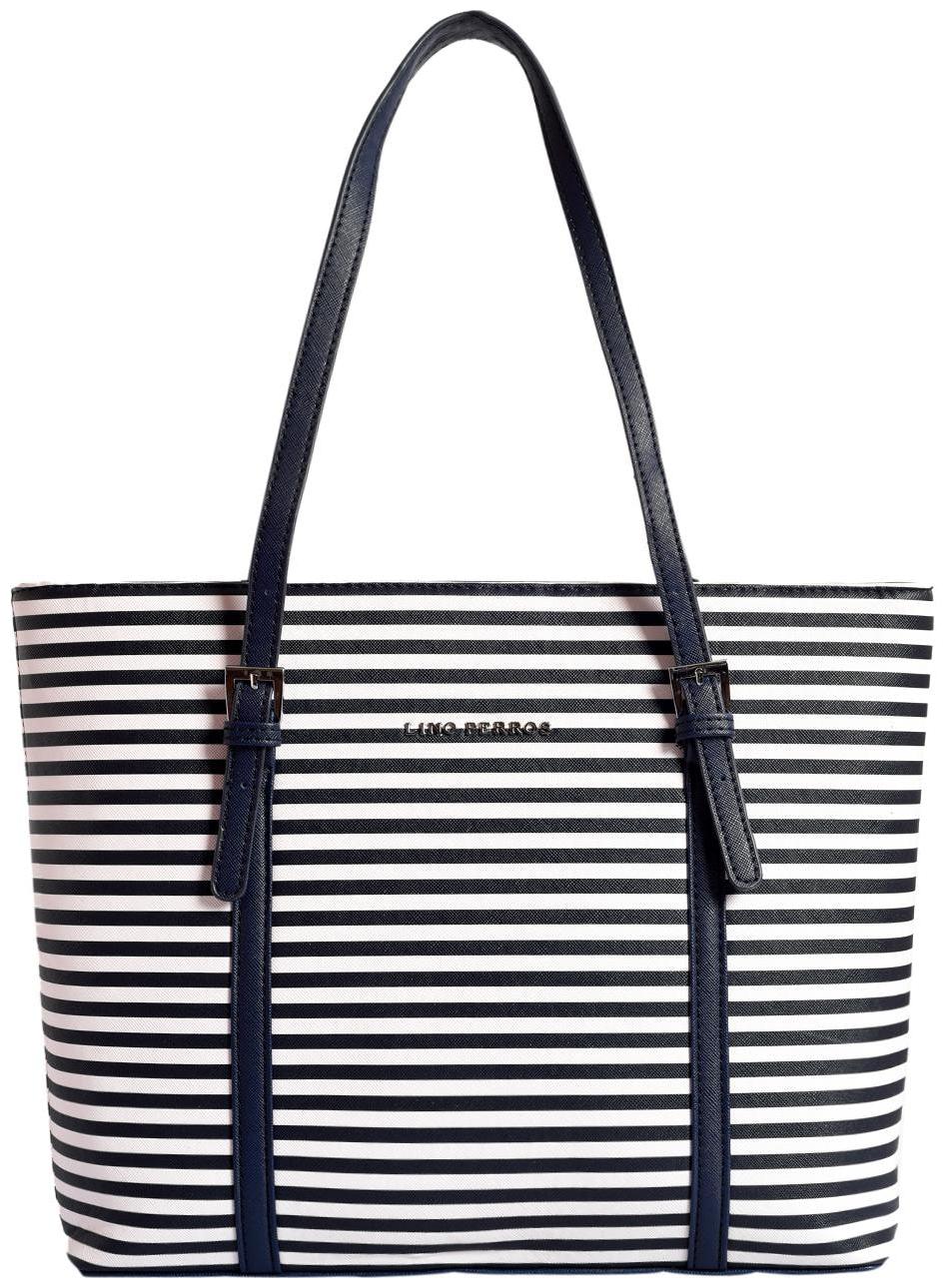 

Lino Perros Faux Leather Women Satchel - Black