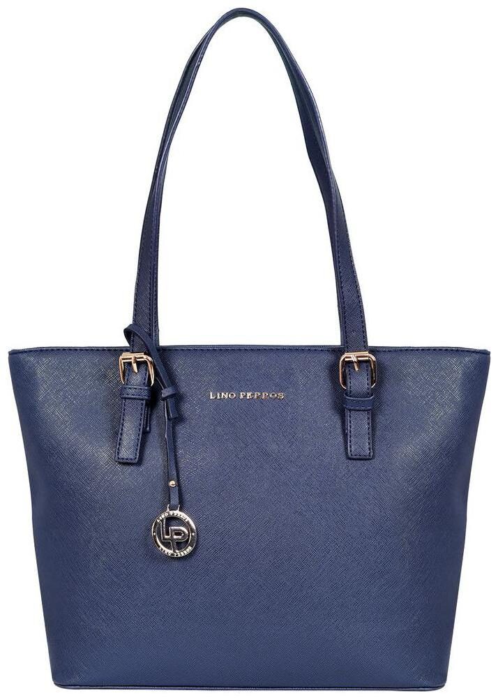 

Lino Perros Faux Leather Women Handheld bag - Blue