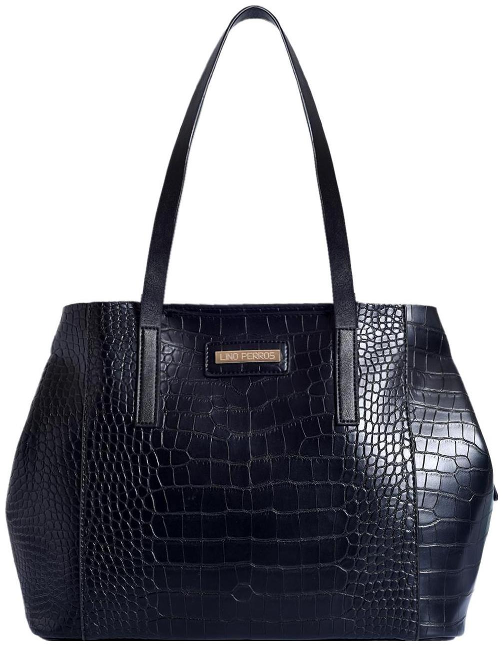 

Lino Perros Women Faux Leather Shoulder Bag - Black